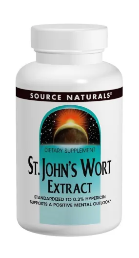 Source Naturals, Inc. St. John's Wort Extract 300mg 0.3% Hypericin 60 Tablet