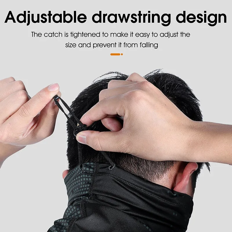 Summer Cycling Face Mask Anti-UV Sun Protection Bicycle Balaclava Men Women Running Fitness Sport Bike Scarf