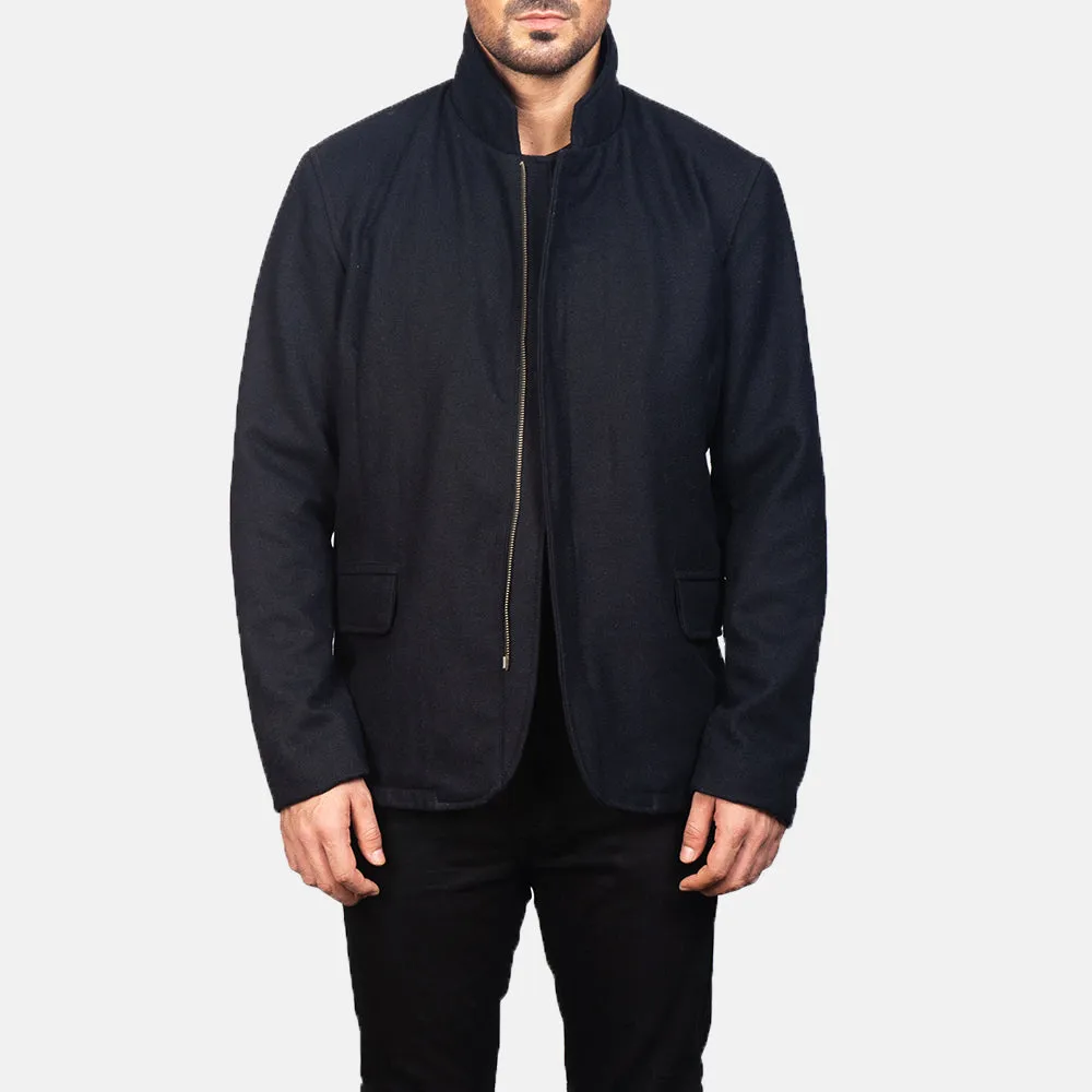 Thomas Black Wool Jacket