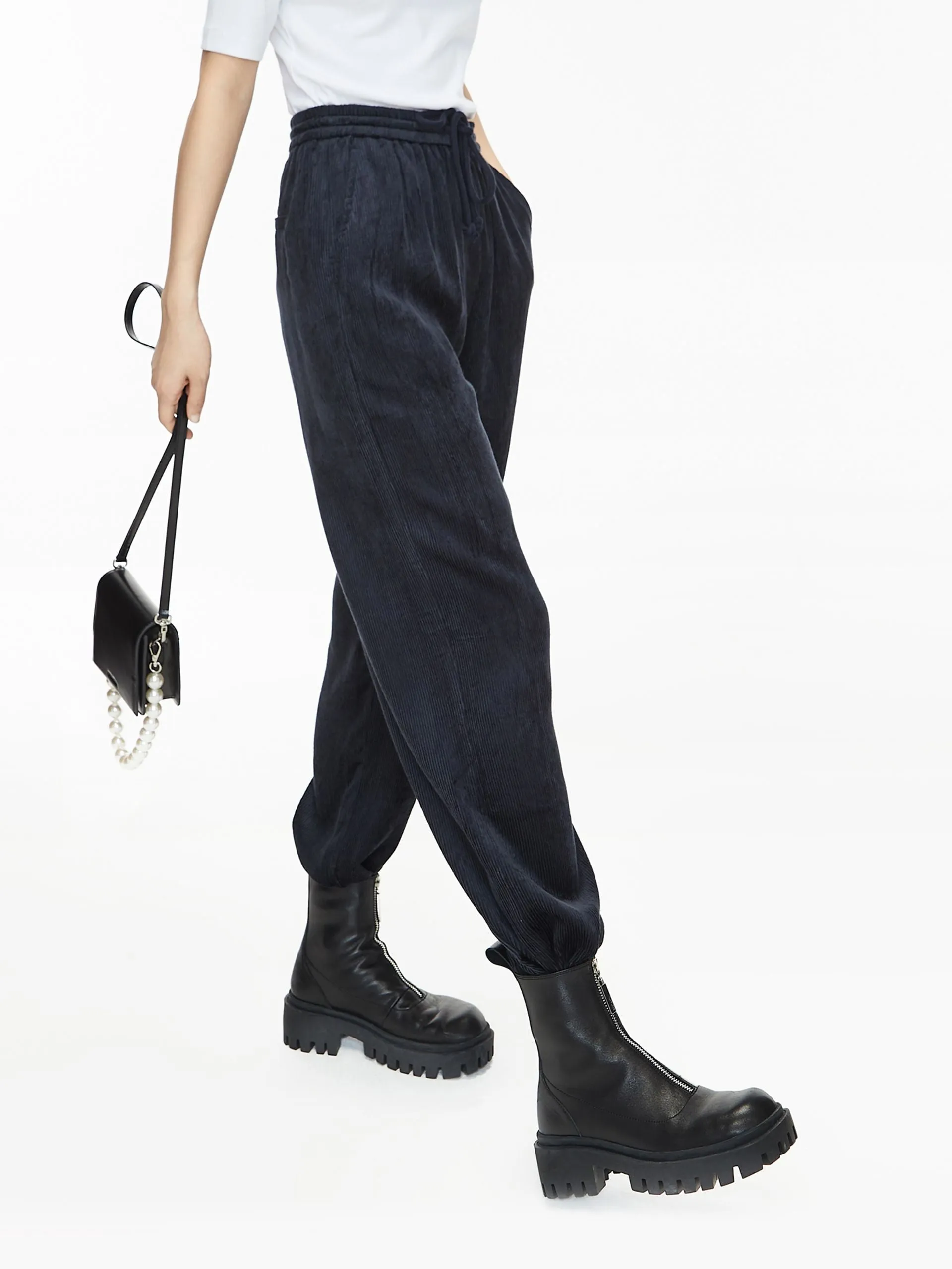 Wide Leg Corduroy Pants